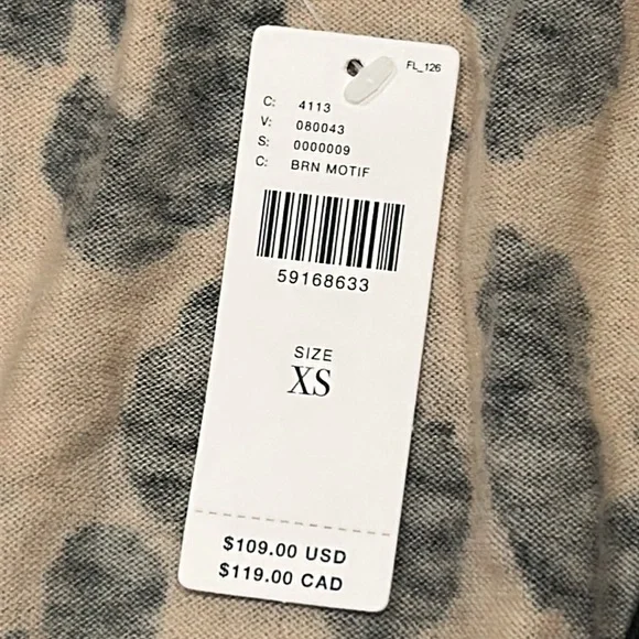 Anthropologie Sanctuary Leopard Cardigan NWT. XS - Picture 6 of 14